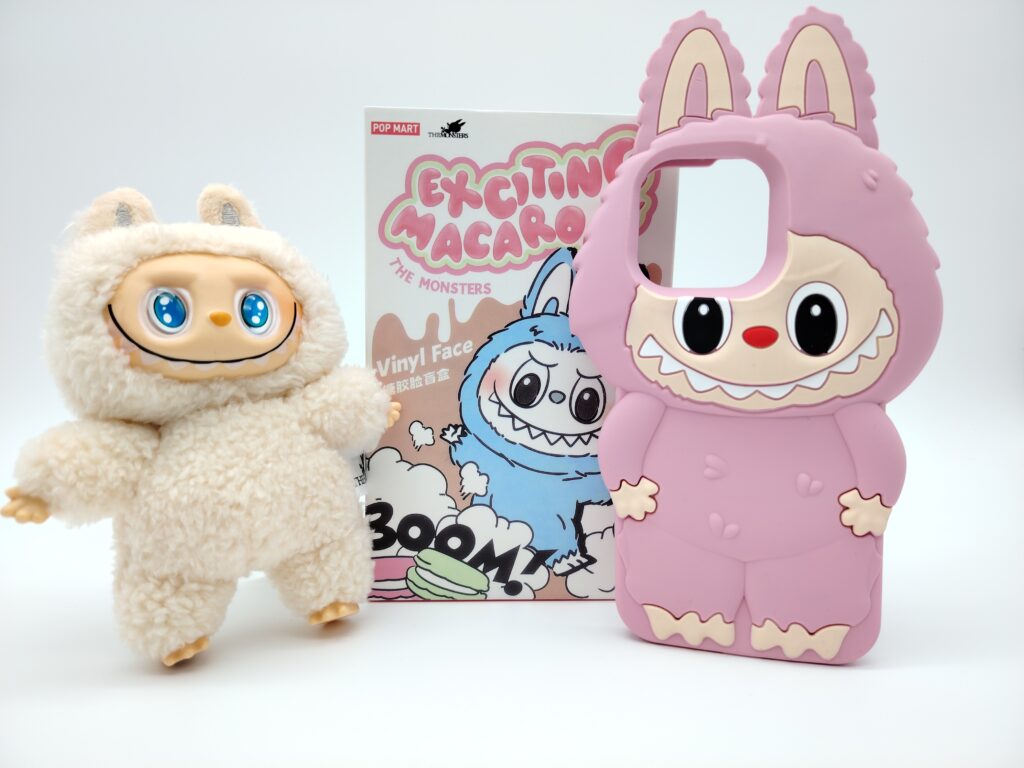 FUNDAS PARA IPHONE DIFERENTES MODELOS LABUBU ROSA