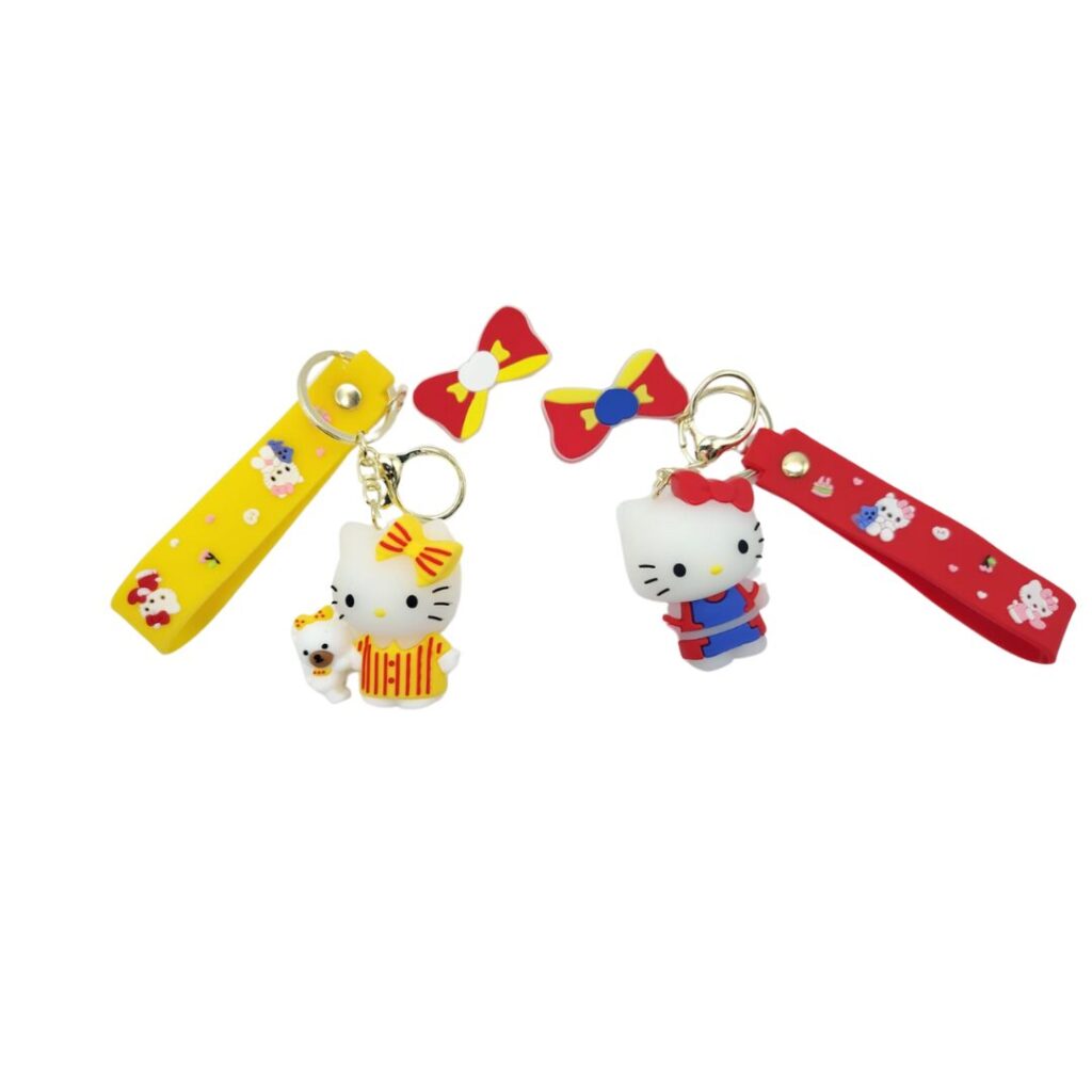 PAQUETE DE DOS LLAVEROS HELLO KITTY